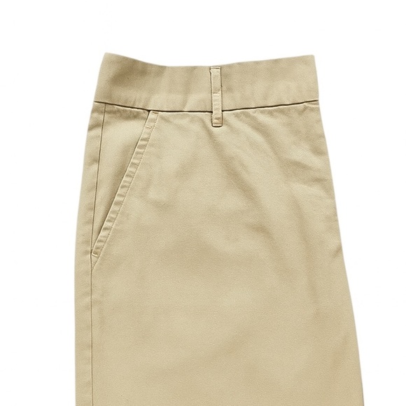 J. Crew City Fit Women’s Size 2 Ankle Length Flat-Front Khaki Pants - Picture 3 of 3